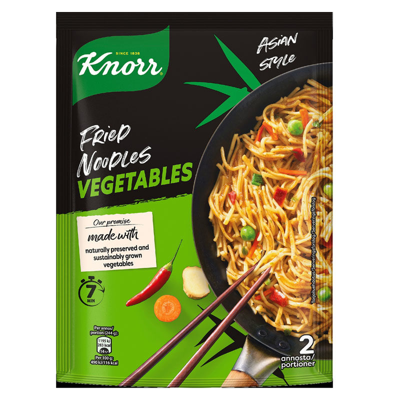 Knorr &#1040;&#1079;&#1080;&#1072;&#1090;&#1089;&#1082;&#1072;&#1103; &#1078;&#1072;&#1088;&#1077;&#1085;&#1072;&#1103; &#1083;&#1072;&#1087;&#1096;&#1072; &#1089; &#1086;&#1074;&#1086;&#1097;&#1072;&#1084;&#1080; 125&#1075;